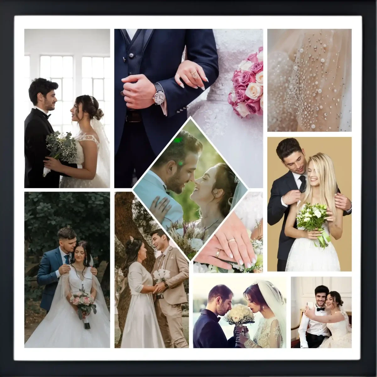 wedding collage photo frame