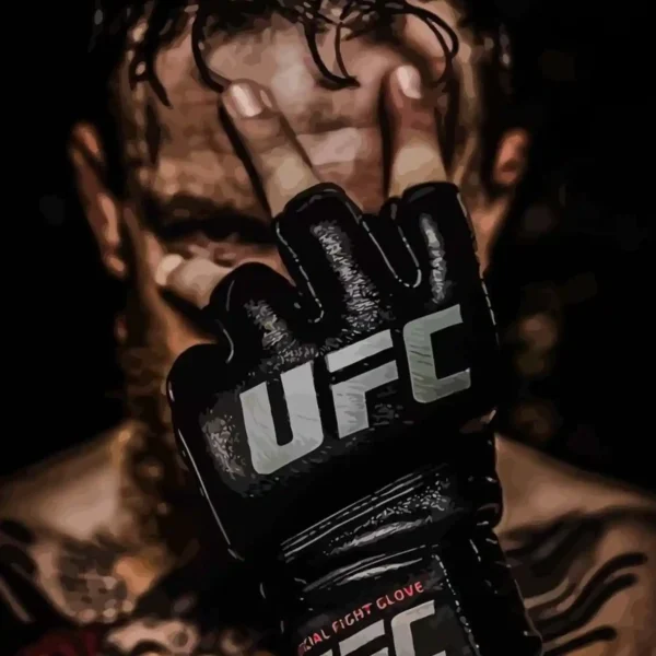ufc metal poster