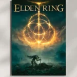 wall mounted elden ring metal poster