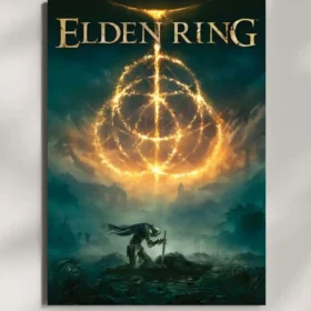 wall mounted elden ring metal poster