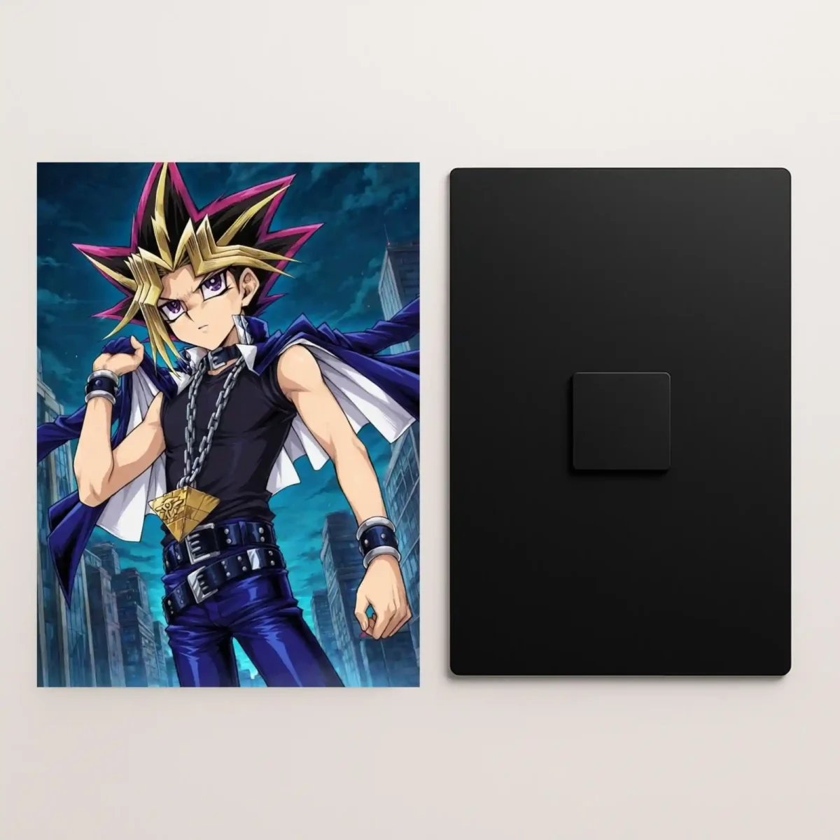 yugioh metal poster front and back preview