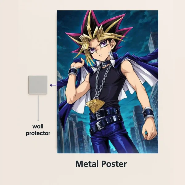 yugioh metal poster with wall protector