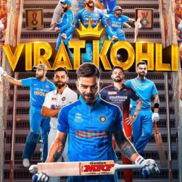 virat kohli birthday metal poster