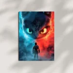 how to train your dragon hiccup toothless metal poster mounted on wall premium movie display