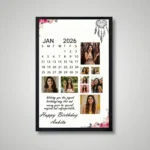 best birthday ever photo frame front view