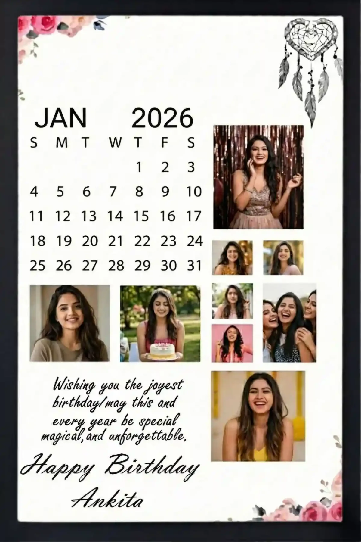 best birthday ever photo frame fun party memory wall decor