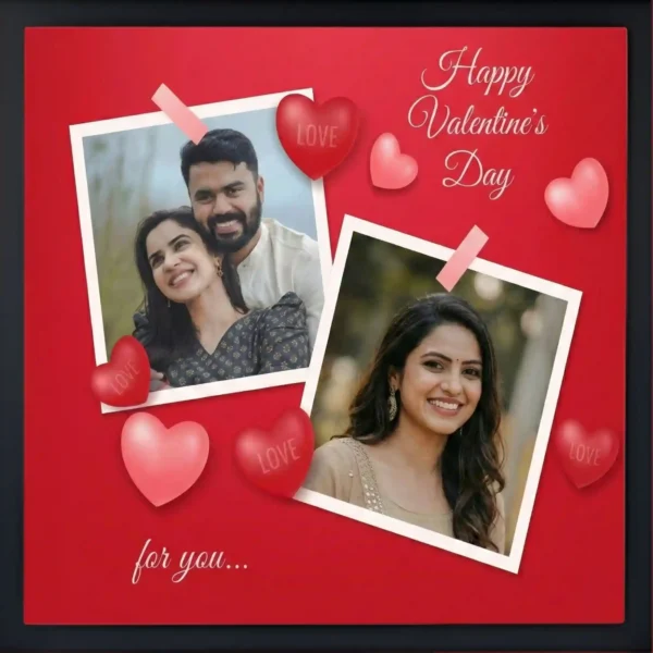 love you forever photo frame valentine day couple gift