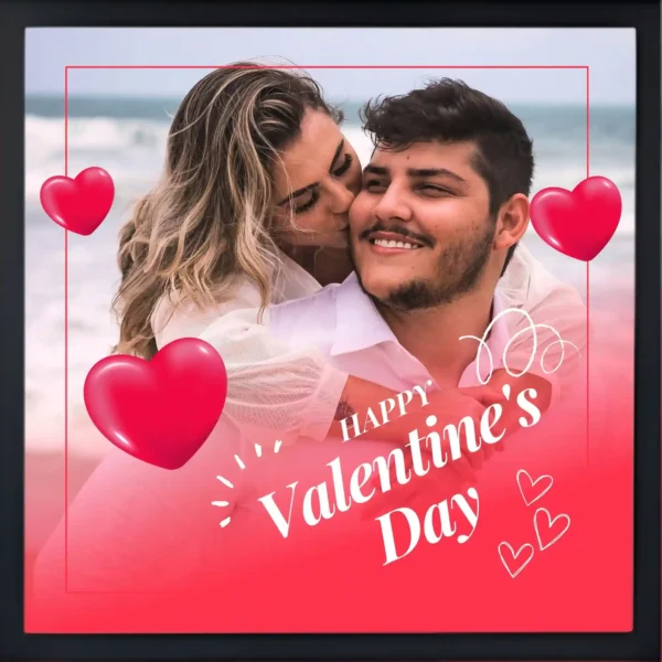 you & me valentine photo frame romantic personalized love display