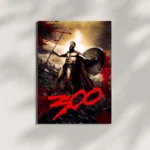 wall mounted 300 movie metal poster