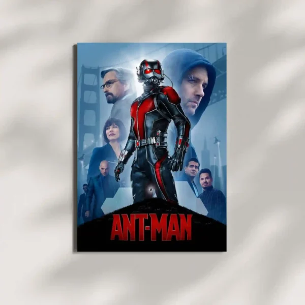 wall mounted antman movie metal poster