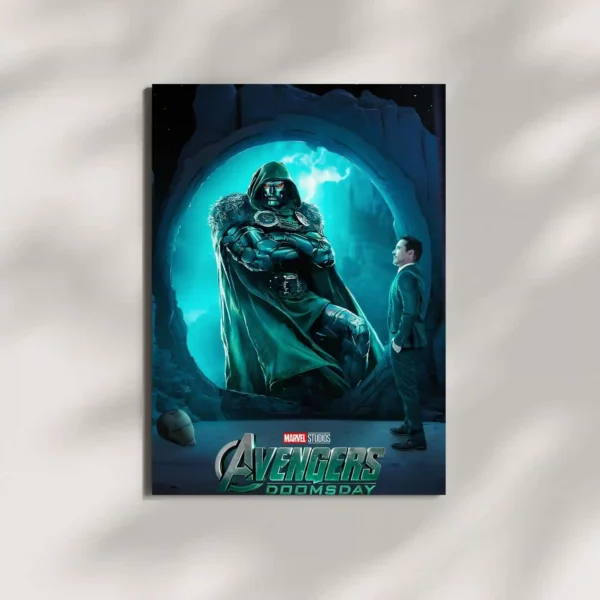 wall mounted avengers doomsday movie metal poster