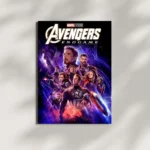 wall mounted avengers endgame movie metal poster