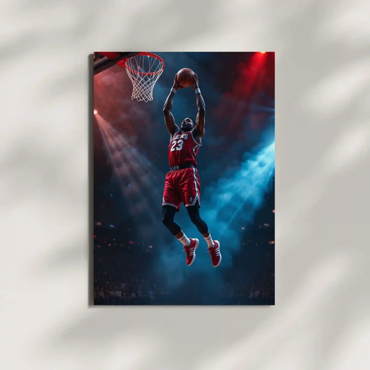 wall mounted basketball metal poster