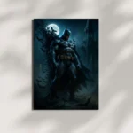 wall mounted batman dark knight metal poster