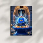 wall mounted bholanath metal poster