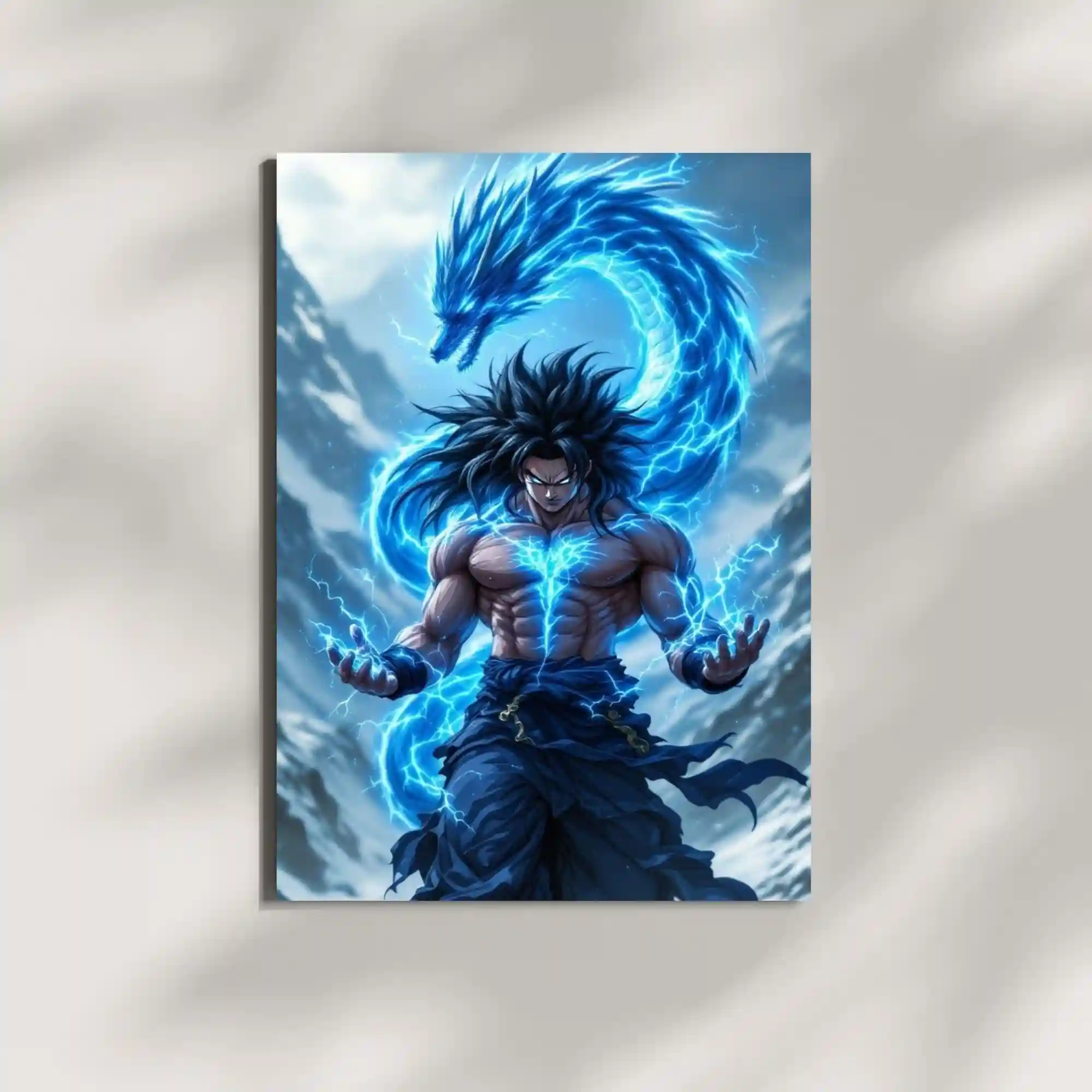 wall mounted broly metal poster