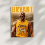 wall mounted bryant metal poster