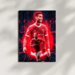 wall mounted cristiano ronaldo metal poster
