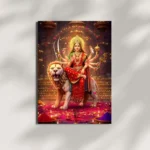 wall mounted durga maa metal poster