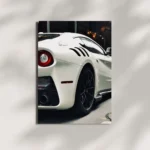 wall mounted ferrari f12 supercar metal poster