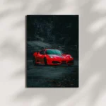 wall mounted ferrari f430 supercar metal poster
