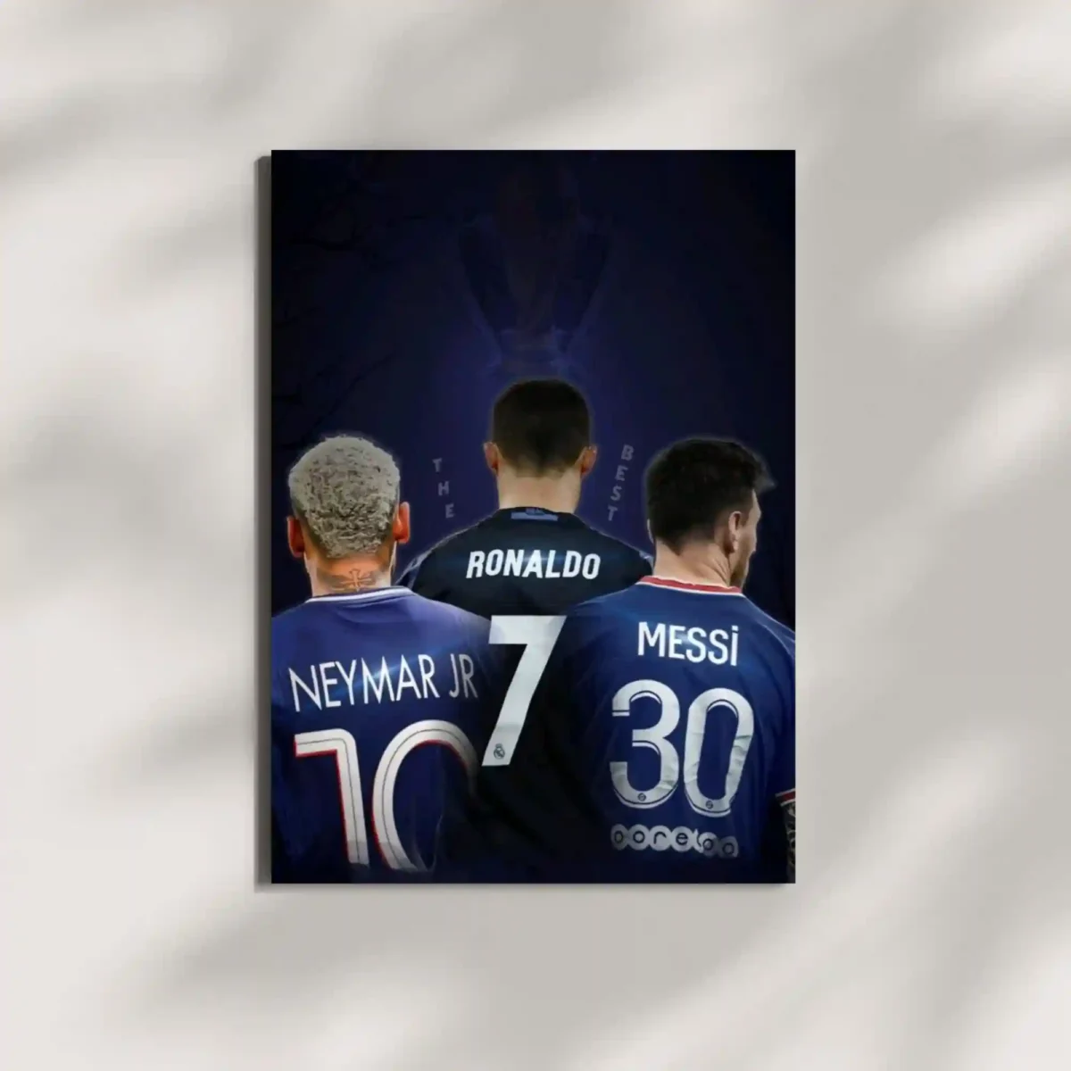 wall mounted football champions metal poster