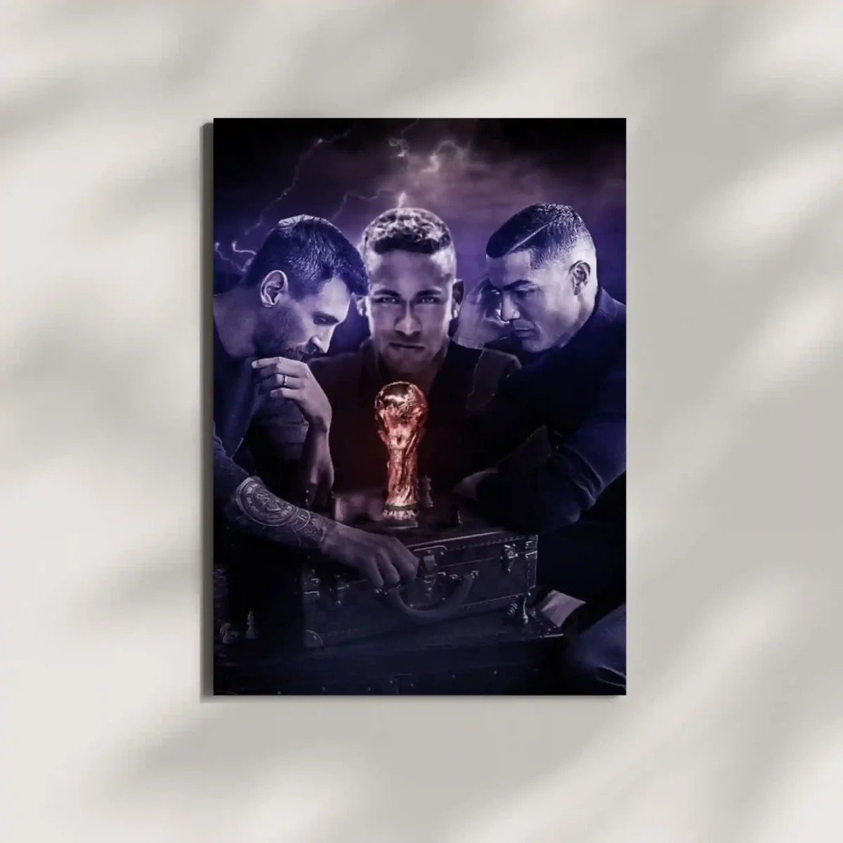 wall mounted football champions trophy metal poster wall mounted football champions trophy metal poster