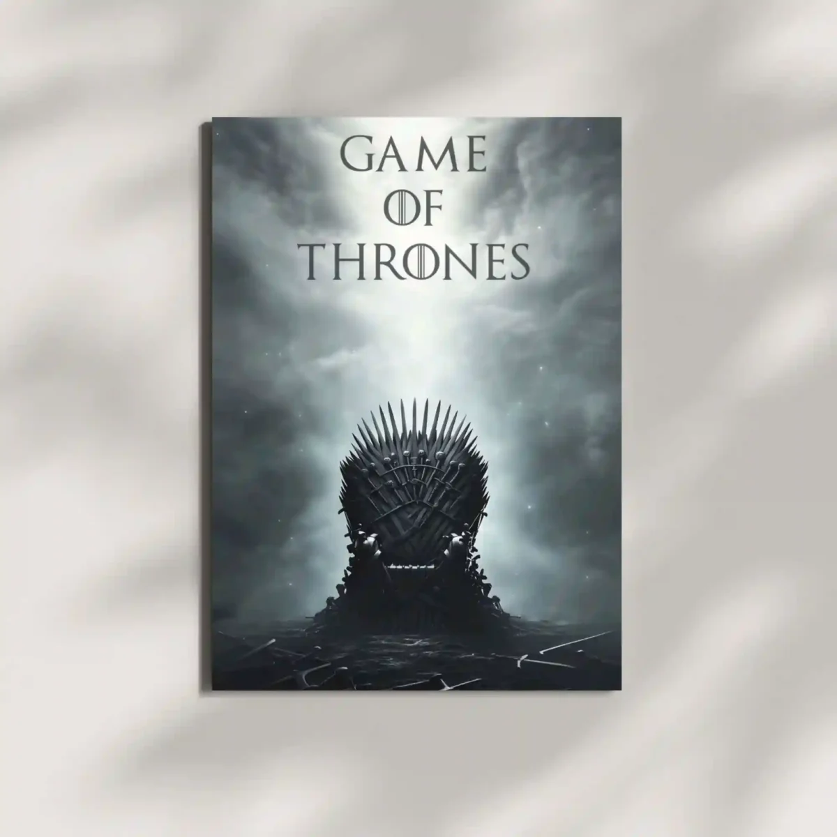 wall mounted game of thrones metal poster