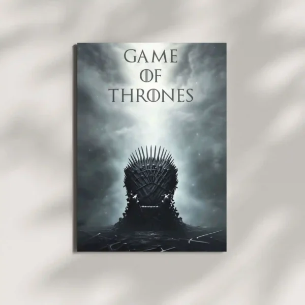 wall mounted game of thrones metal poster