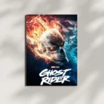wall mounted ghost rider movie metal poster