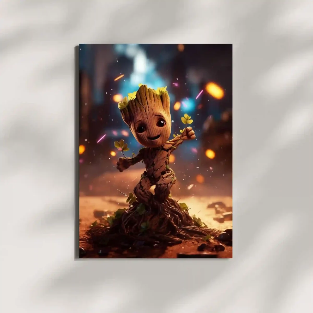 wall mounted groot little guardian metal poster wall mounted groot little guardian metal poster