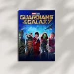 wall mounted guardians of the galaxy movie metal poster