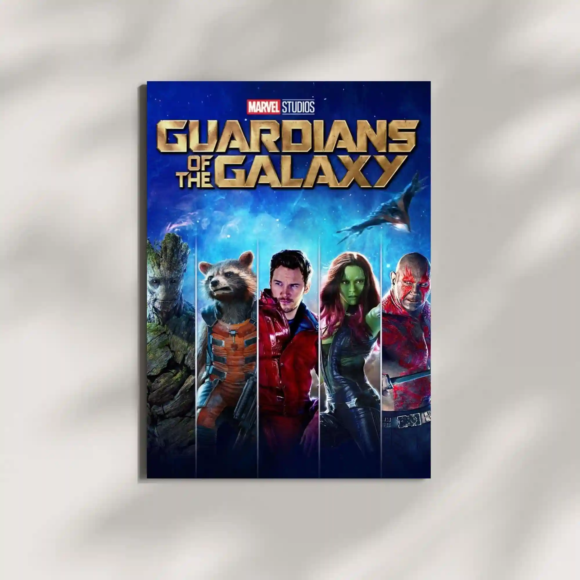 wall mounted guardians of the galaxy movie metal poster