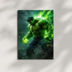 wall mounted hulk metal poster
