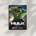 wall mounted hulk movie metal poster