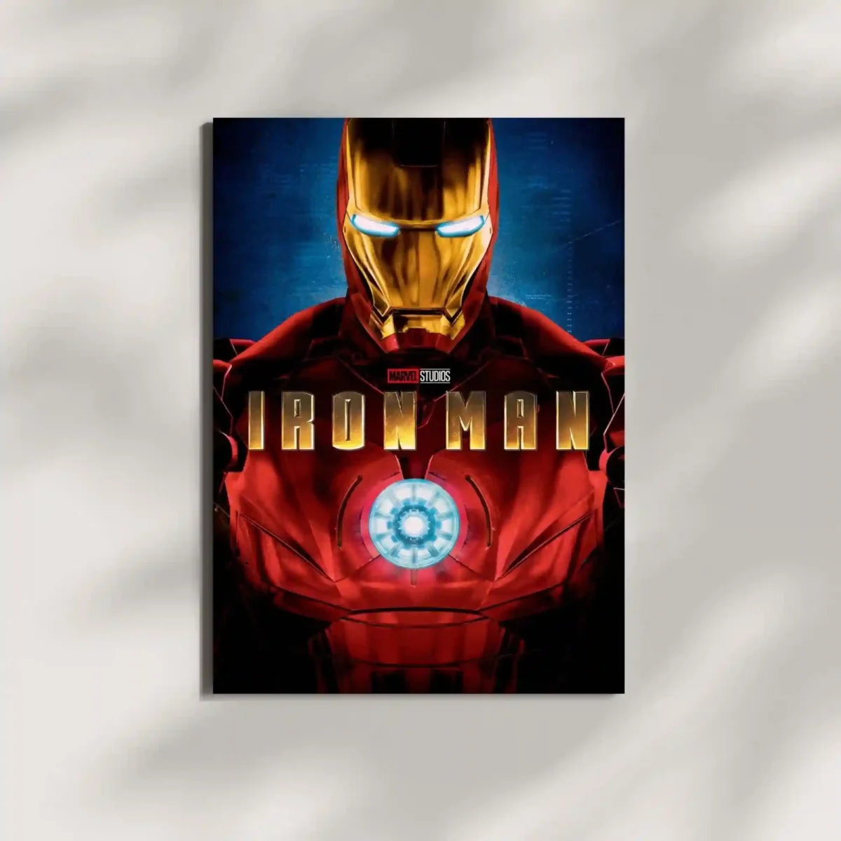 wall mounted iron man movie metal poster