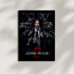 wall mounted john wick movie metal poster