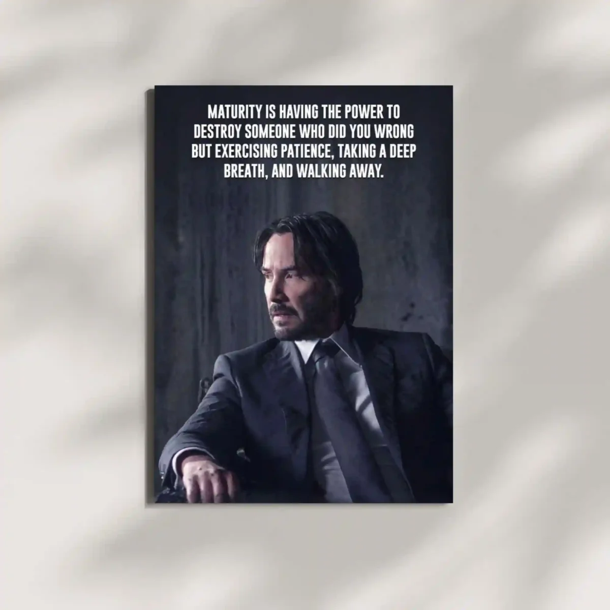 wall mounted john wick quote metal poster wall mounted john wick quote metal poster