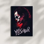 wall mounted joker metal poster
