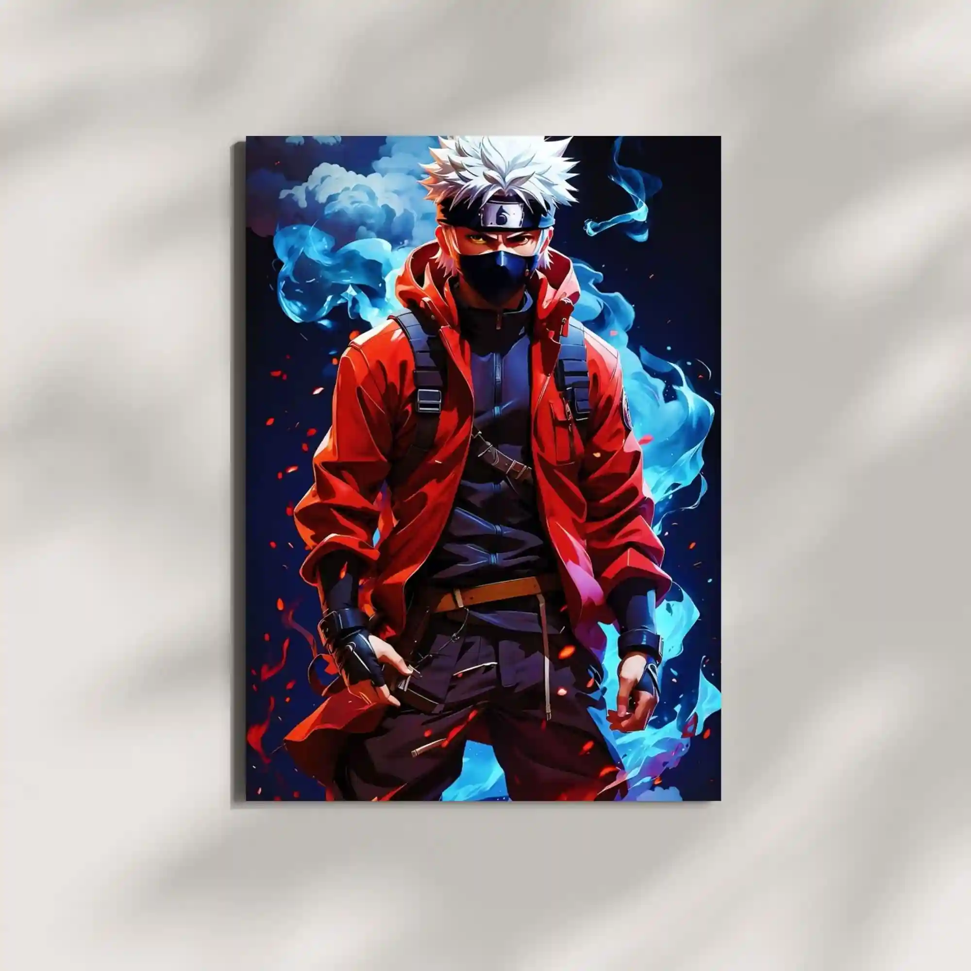 wall mounted kakashi hatake metal poster