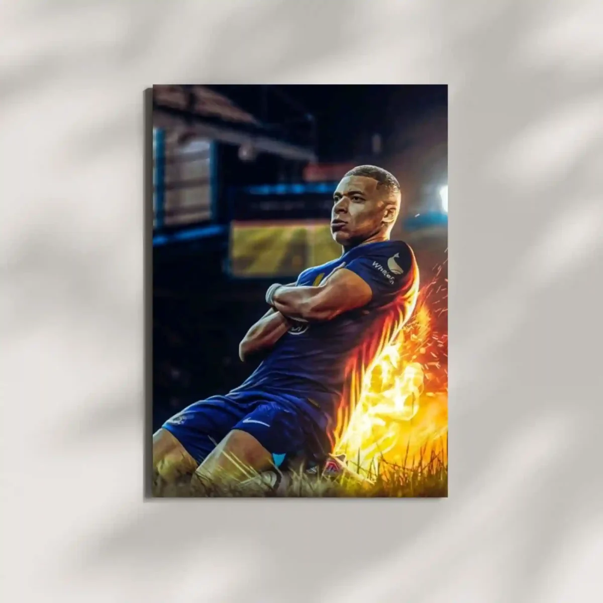 wall mounted kylian mbappe metal poster wall mounted kylian mbappe metal poster