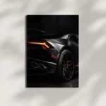 wall mounted lamborghini huracan supercar metal poster