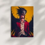 wall mounted light yagami death note metal poster