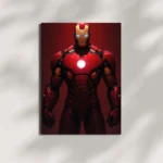 wall mounted marvel iron man metal poster