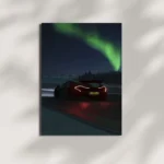 wall mounted mclaren p1 car metal poster