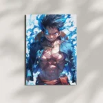 wall mounted monkey d luffy metal poster