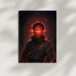 wall mounted obito uchiha metal poster