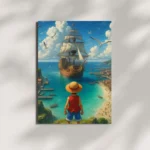wall mounted one piece dream adventure metal poster