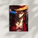 wall mounted one piece monkey d luffy metal poster