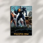 wall mounted pacific rim movie metal poster
